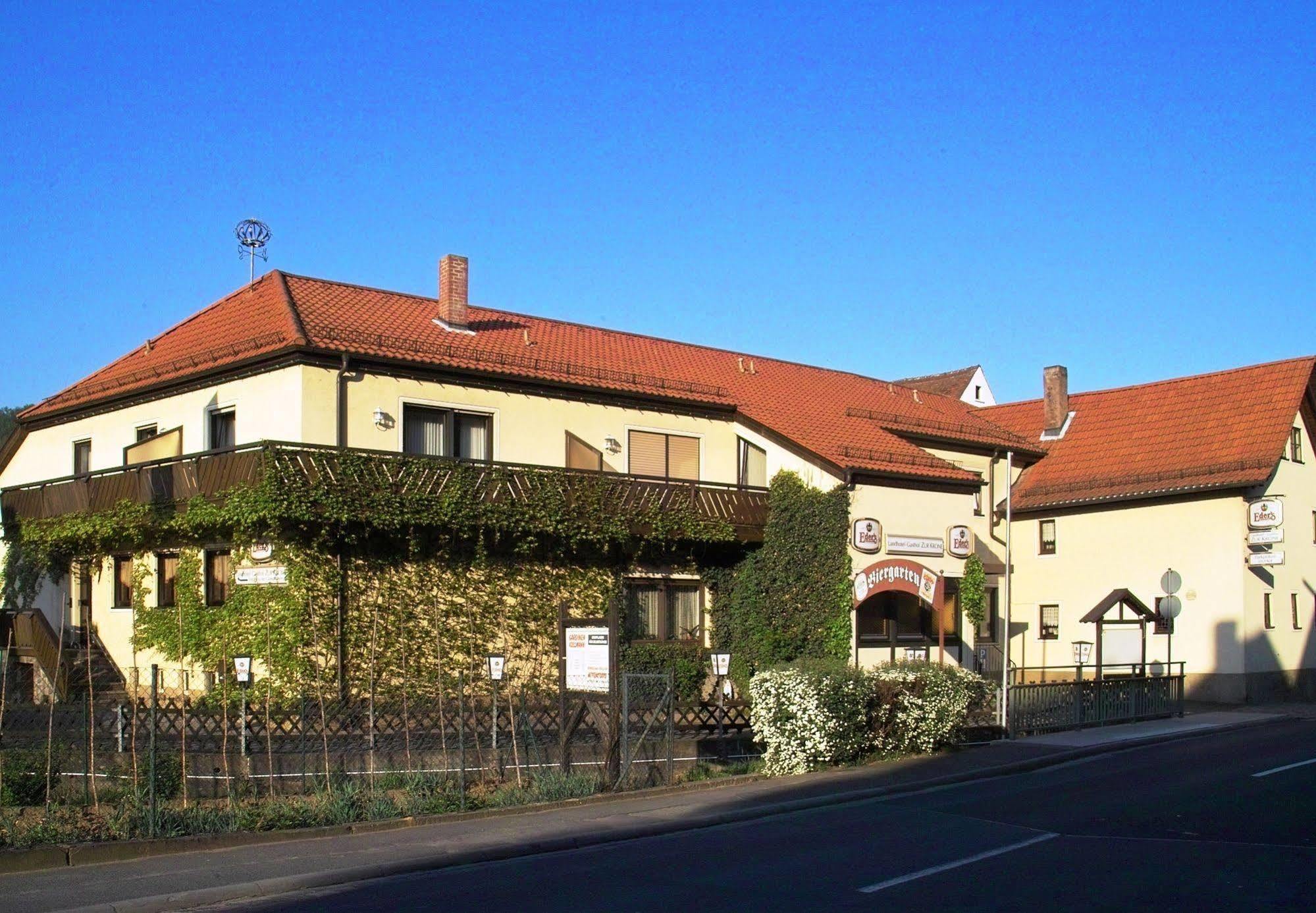 Gasthof Zur Krone Leidersbach Exterior foto